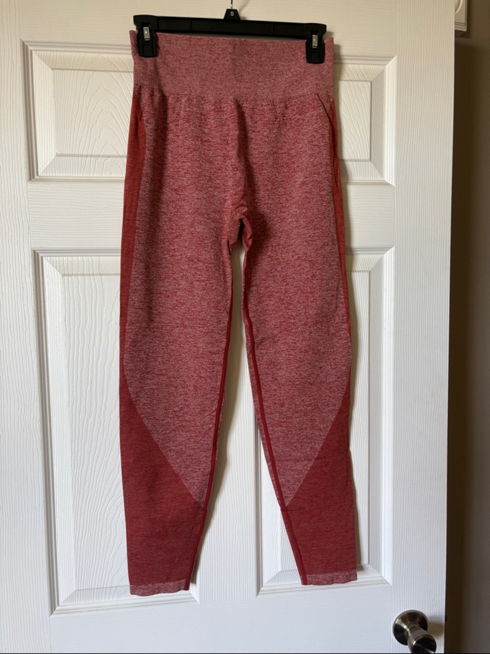 PINK Victoria's Secret Heathered Reddish Orange High-Waist Leggings